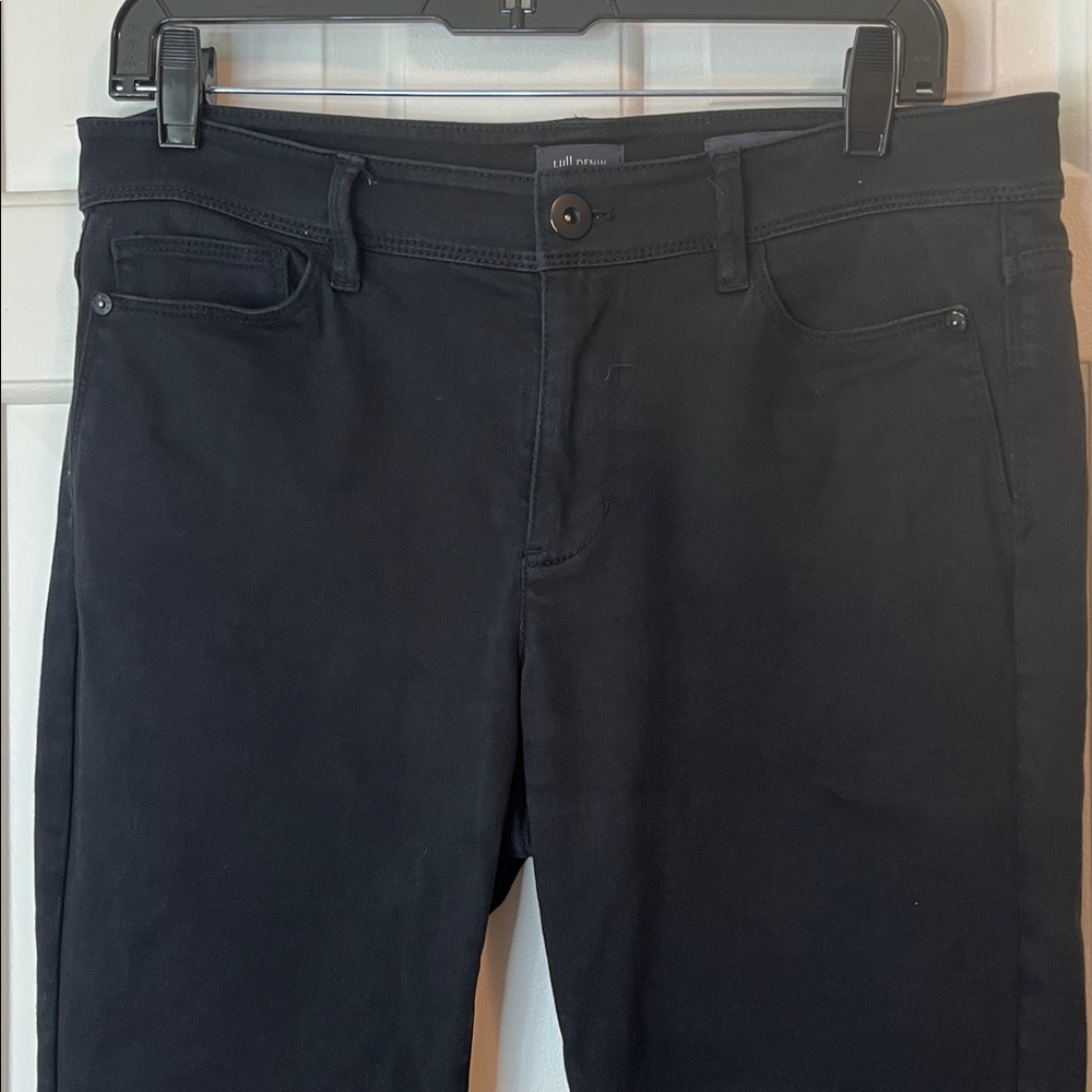 🌻J Jill Authentic Fit Black Slim Ankle Jeans Black - Picture 6 of 13